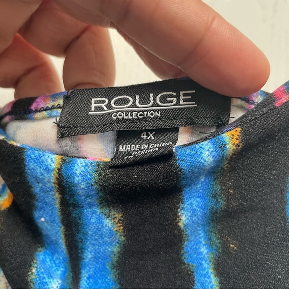 Plus Size 4X Rouge Collection Dress - Picture 5 of 5